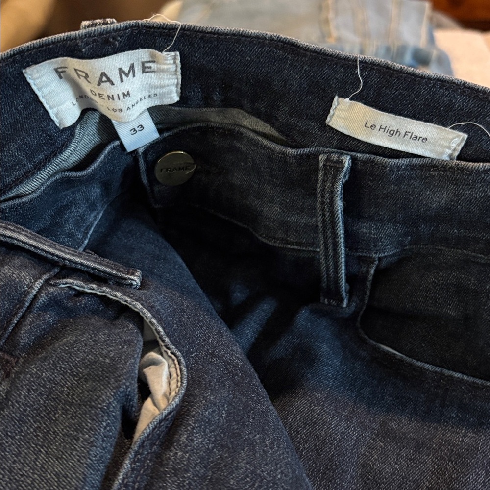 Frame Le High Waist Flare Jeans SZ 33